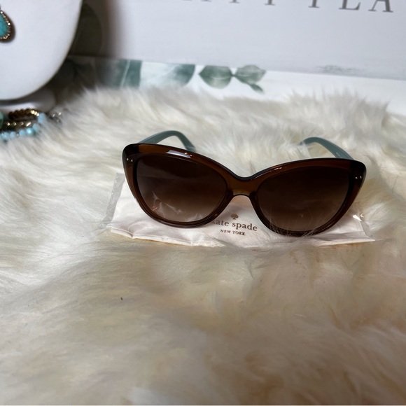 Kate Spade ANGELIQUE Brown/Blue Turquoise - Picture 5 of 10